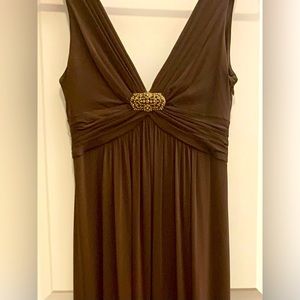 BCBGMaxAzria formal dress brown. Small. Worn once.